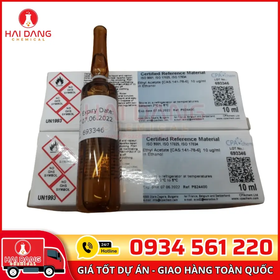 Dung Dịch Chuẩn Ethyl Acetate 10µg/ml Trong Ethanol CPAchem