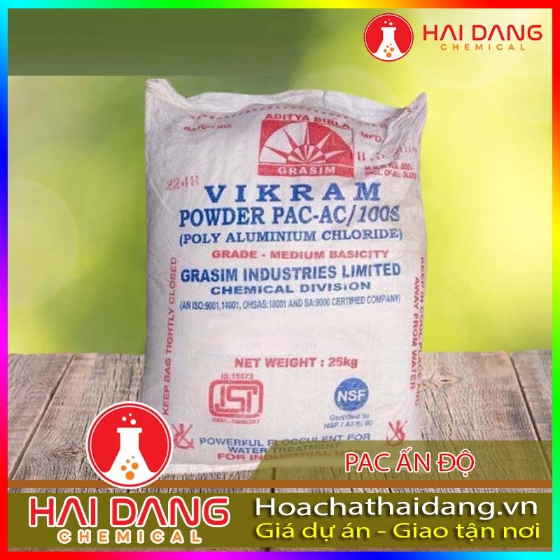 Chất Trợ Lắng Pac Ấn Độ Vikram Powder