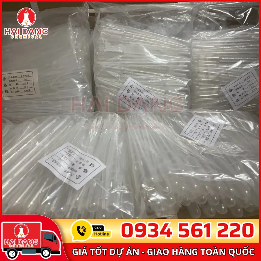 Pipet Pasteur Nhựa 3mL – Trung Quốc