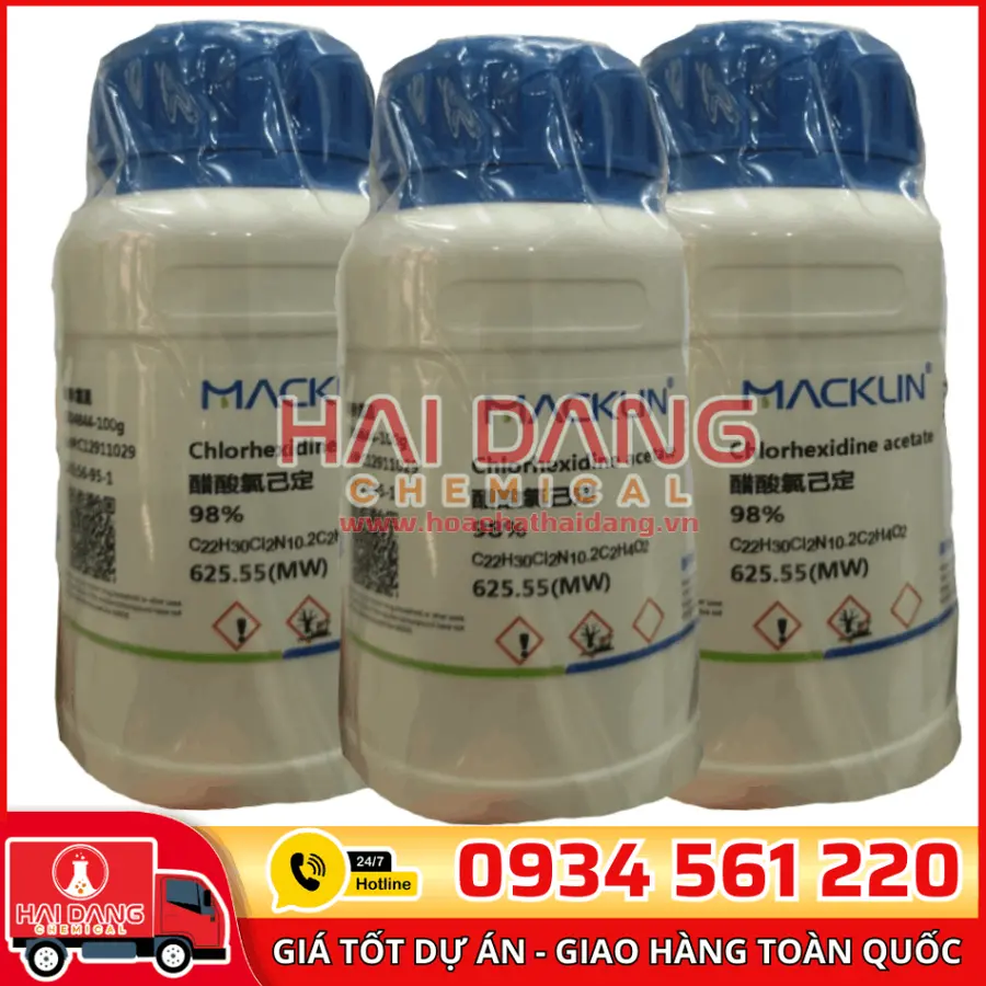 Chlorhexidine acetate 100g - Macklin