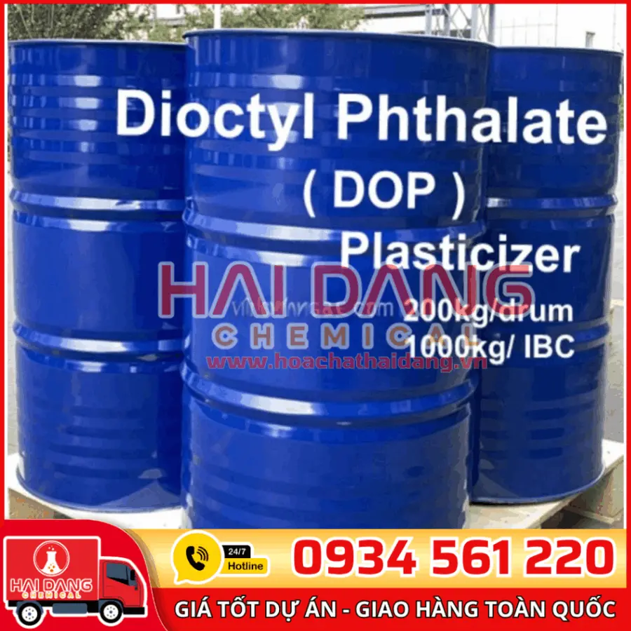 Di Octyl Phthalate C21H38O4 DOP Trung Quốc Phuy 200kg