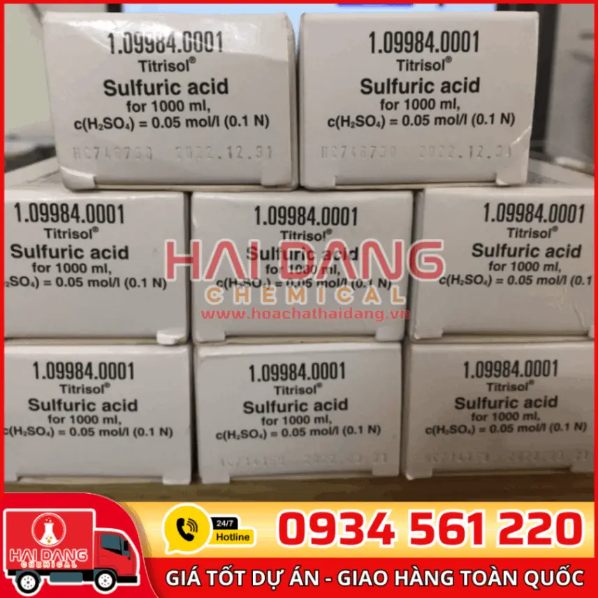 Ống chuẩn H₂SO₄ 0.1N - Merck