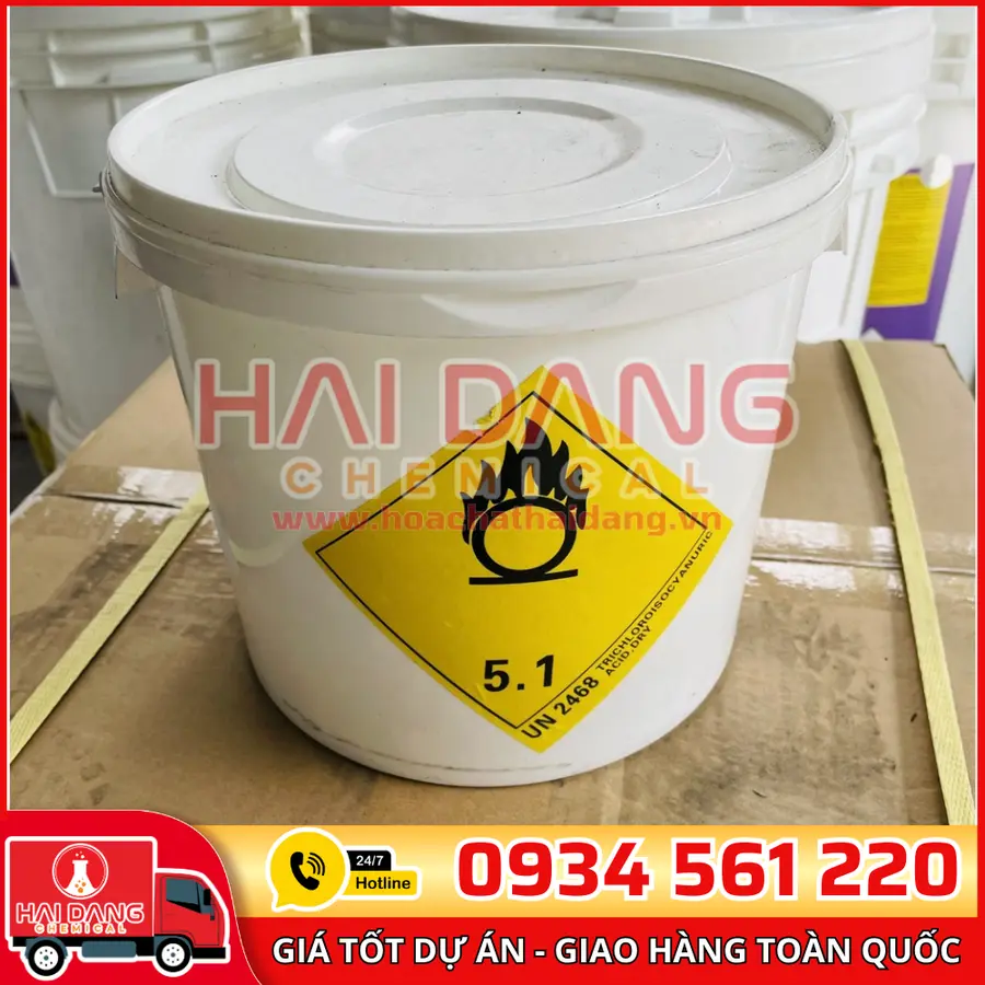 TCCA Viên 2g C3Cl3N3O3 Trung Quốc