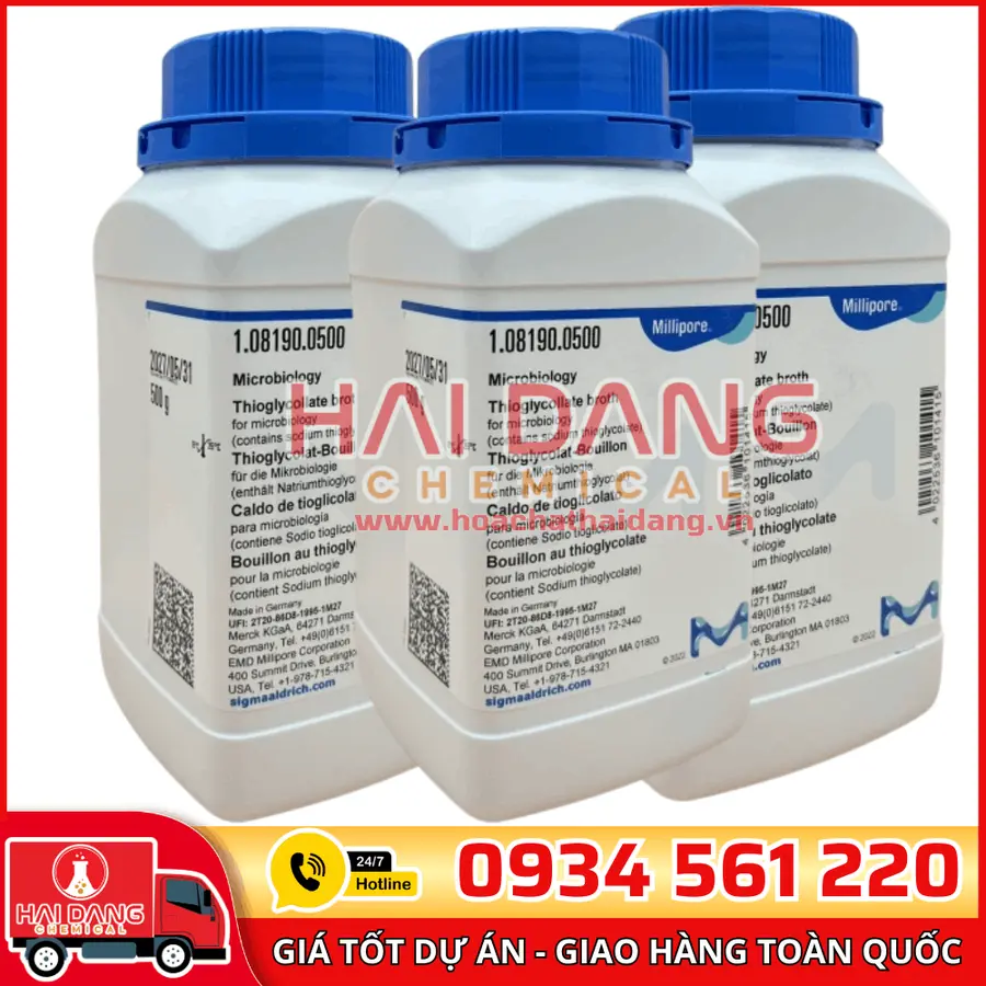 Thioglycollate Broth, lọ 500g – Merck