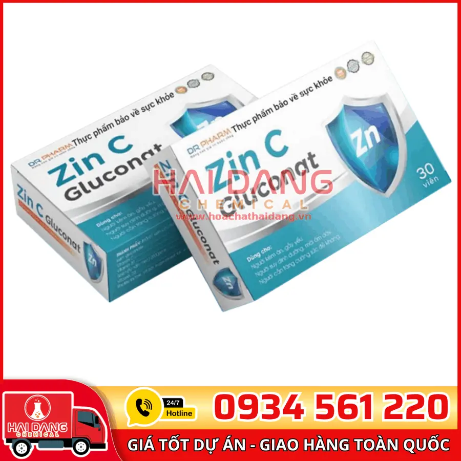 Zinc Gluconate Trung Quốc 25Kg – Nguyên Liệu Dược Phẩm Bổ Sung Kẽm