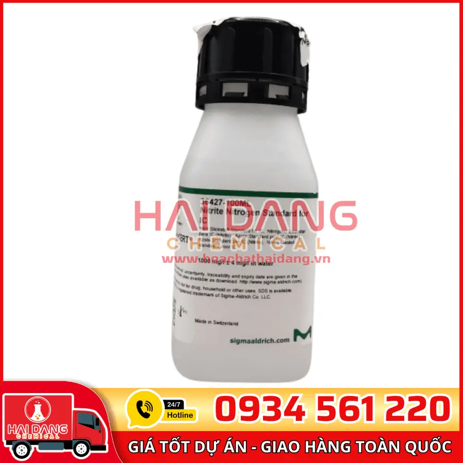 Dung dịch chuẩn IC – NO₂-N 1000 mg/L lọ 100ml, hãng Sigma