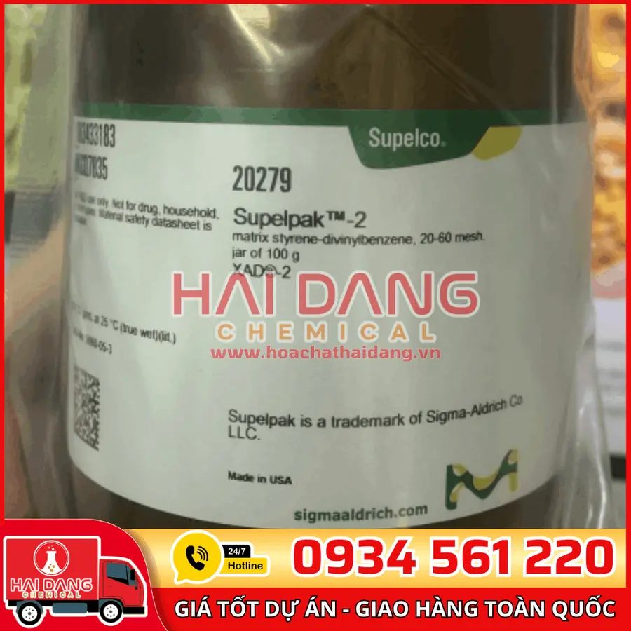 Supelpak™-2 matrix styrene-divinylbenzene, 20-60 mesh lọ 100g, hãng Sigma