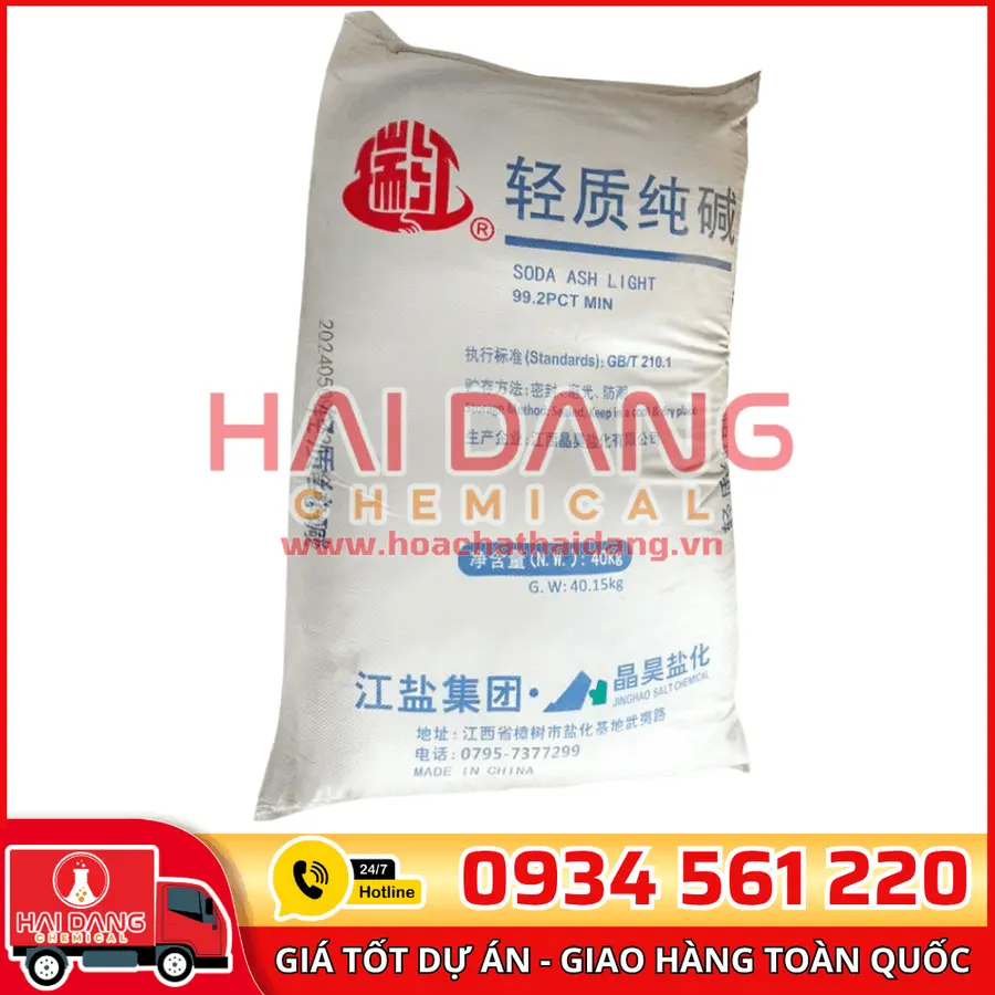 Soda Ash Light Jinhao 99% Na2CO3 Trung Quốc