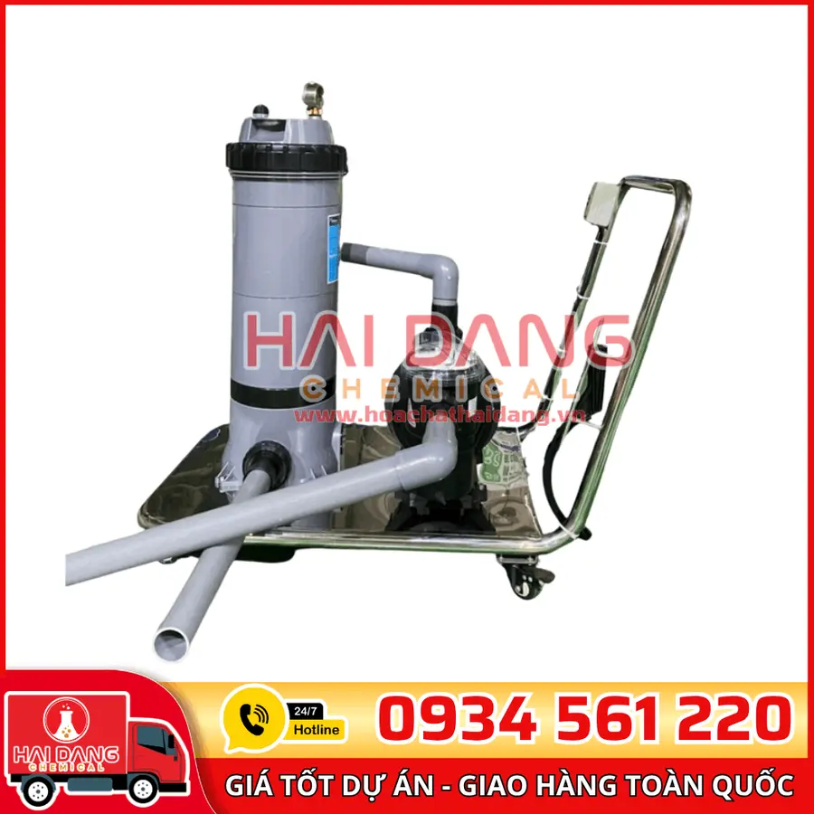 Bộ Vệ Sinh Bể Bơi Di Động Tích Hợp Máy Bơm Và Lọc