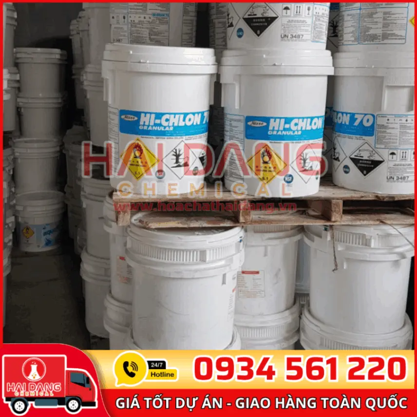 Chlorine Nippon Ca(ClO)₂ Nhật Bản Calcium Hypochlorite 70%
