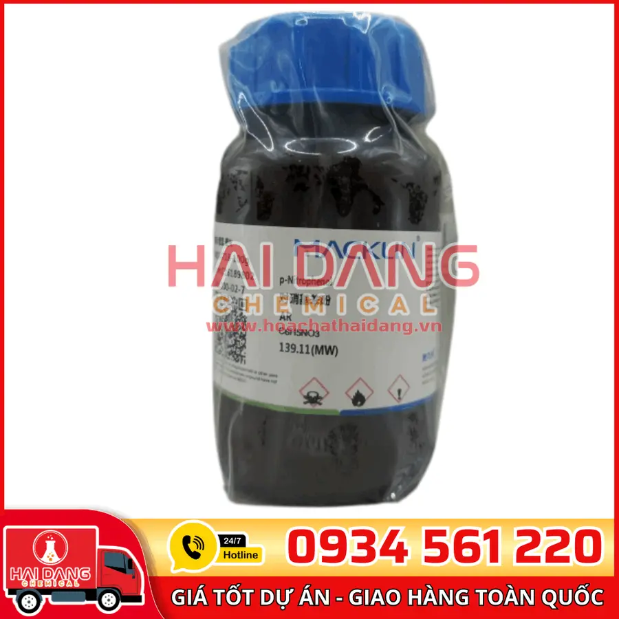 P-Nitrophenol 25g/ 100g/ 500g/ 2.5Kg/ 5Kg - Macklin