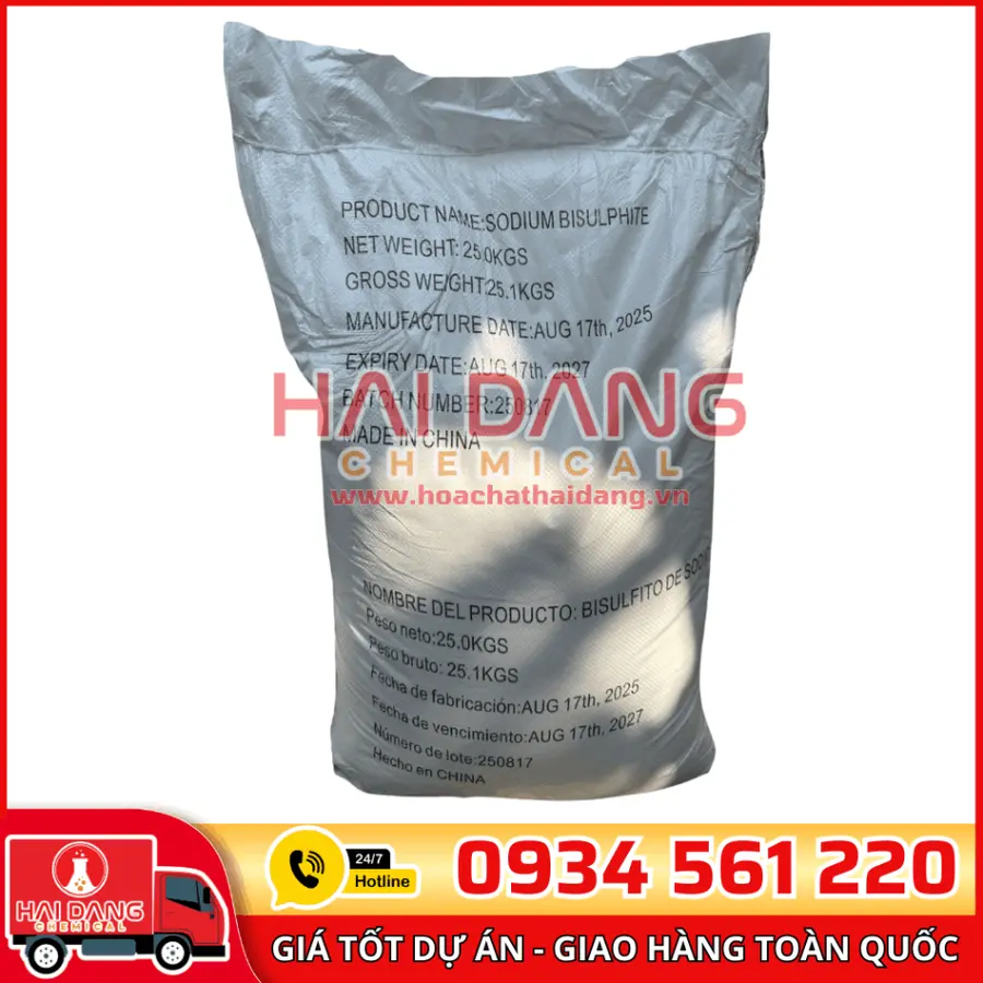 Sodium Bisulphite NaHSO₃ 99% | Hóa chất khử Clo, xử lý nước