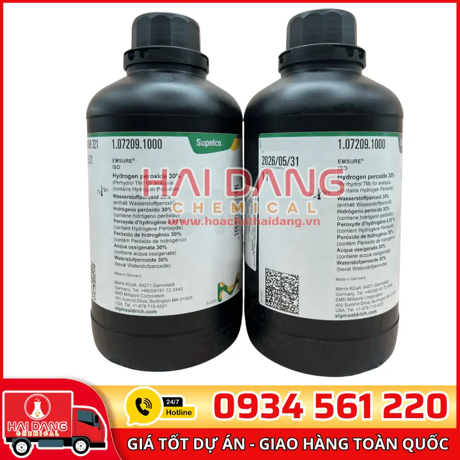 Hydrogen Peroxide 30% lọ 1L - Merck