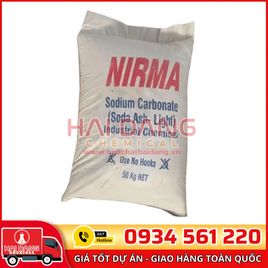 Soda Ash Light Nirma Na2CO3 99% Ấn Độ