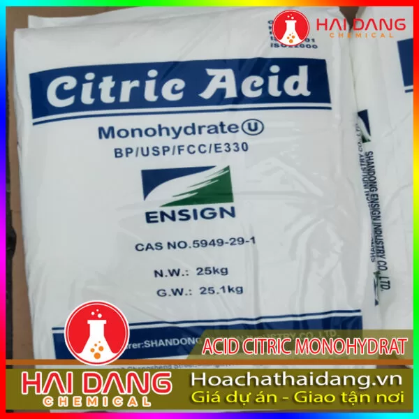 Hóa Chất Xi Mạ Acid Citric – C6H8O7