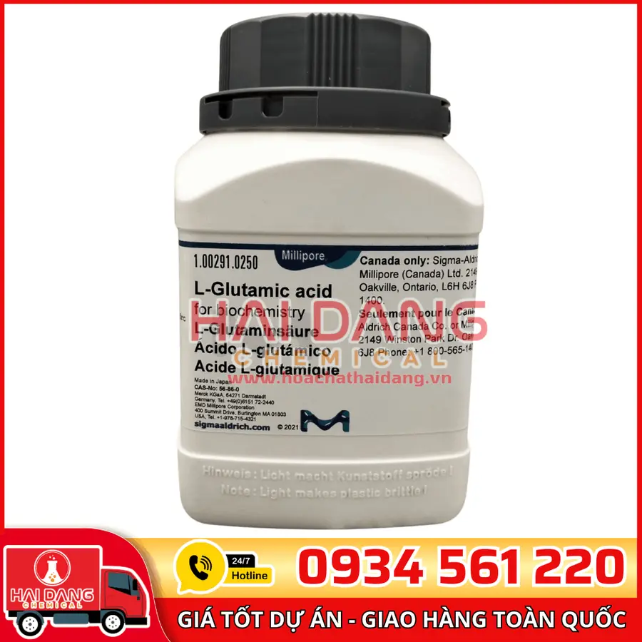 L-Glutamic acid lọ 250g - Merck
