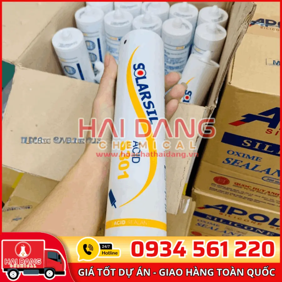 Keo Silicone Solarsil S301 – Trám Khe, Chống Thấm Bề Mặt Hiệu Quả