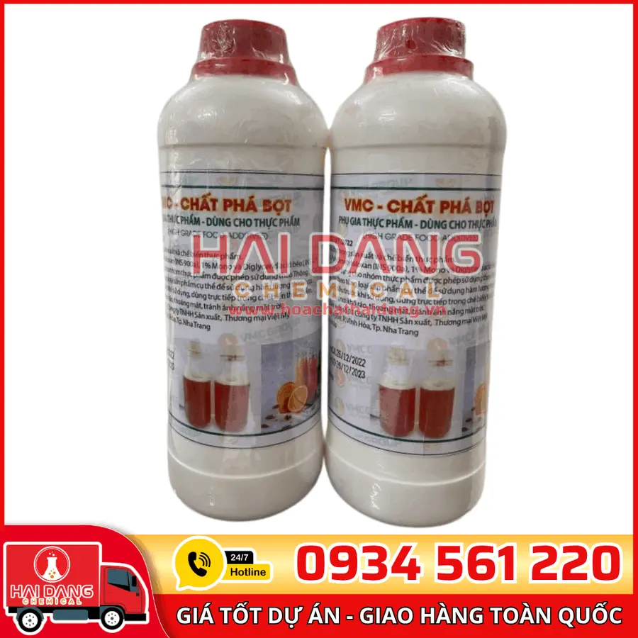 Chất Phá Bọt VMC Việt Nam Chai 1kg