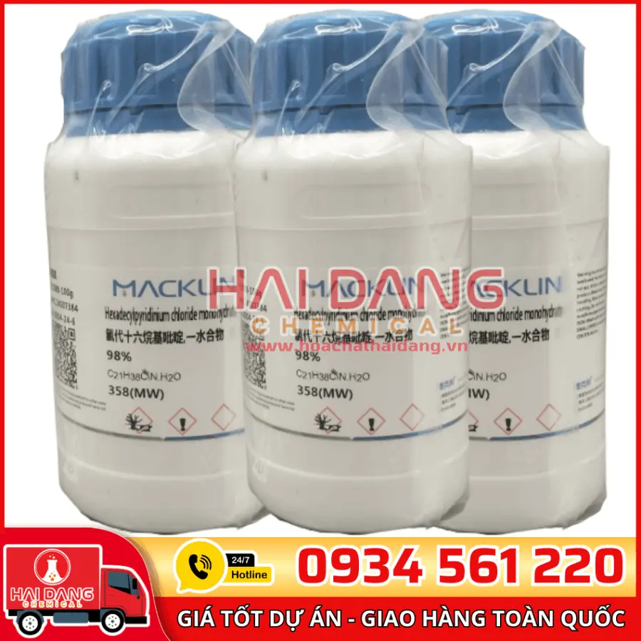Hexadecylpyridinium chloride monohydrate 100g - Macklin