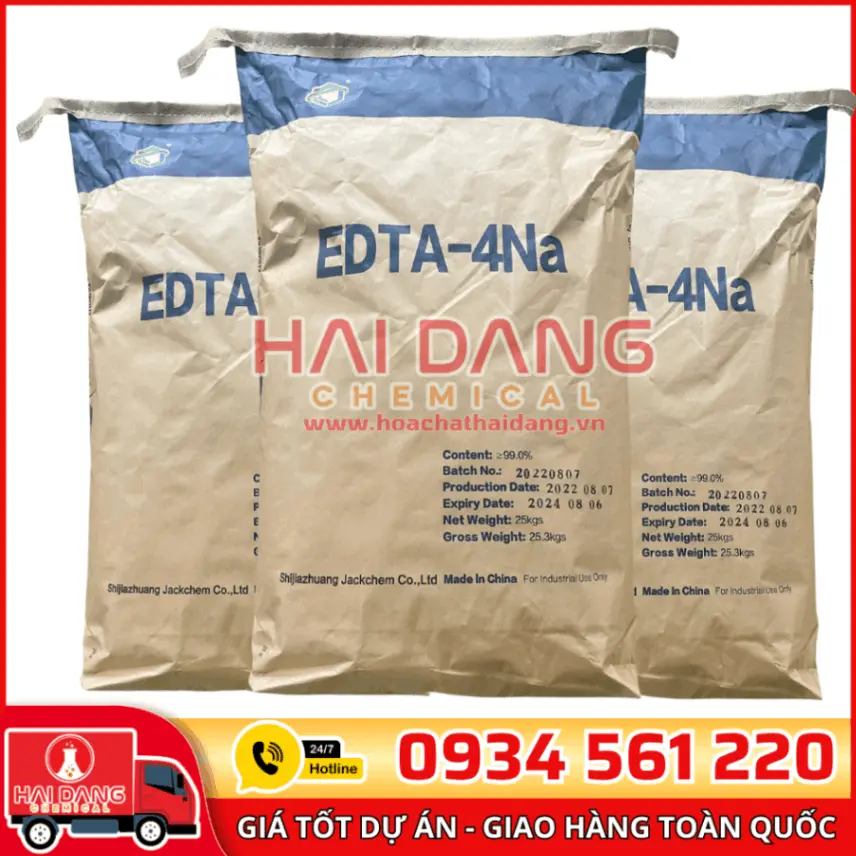 EDTA – Chất Tạo Phức Kim Loại Trong Sản Xuất Tẩy Rửa