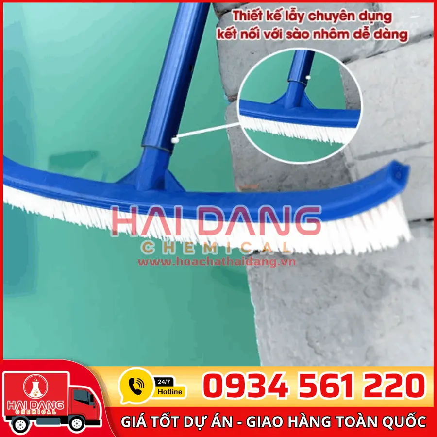Chổi Cọ Bể Bơi SE16 Lông Mềm Làm Sạch Đáy Và Thành Bể