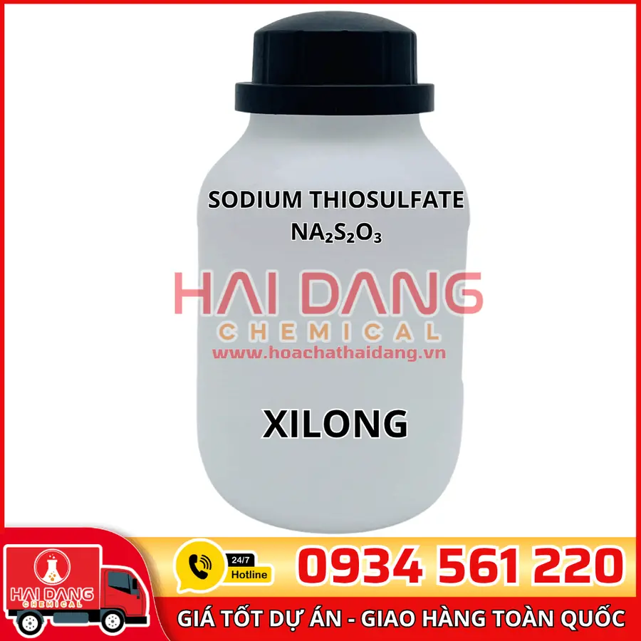 Sodium Thiosulfate Na₂S₂O₃, lọ 500g - hãng Xilong