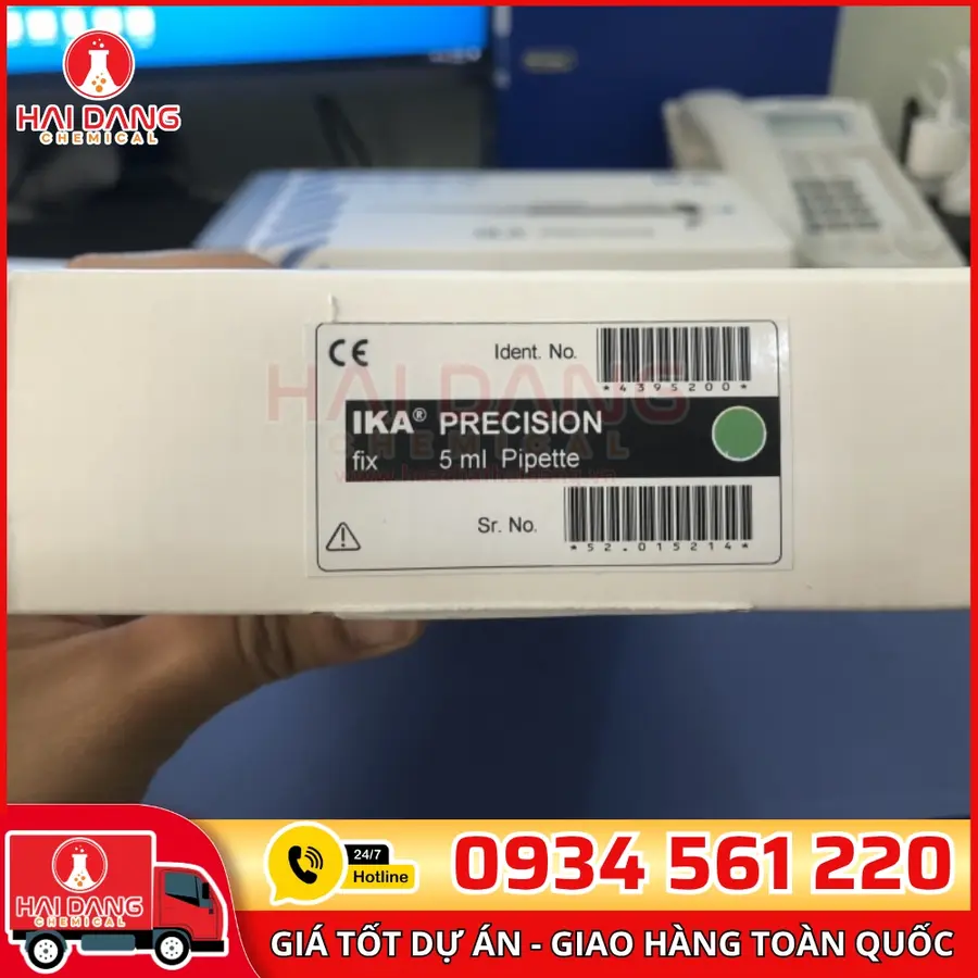 Micropipet Cố Định Thể Tích 5 mL, Hãng IKA – Đức