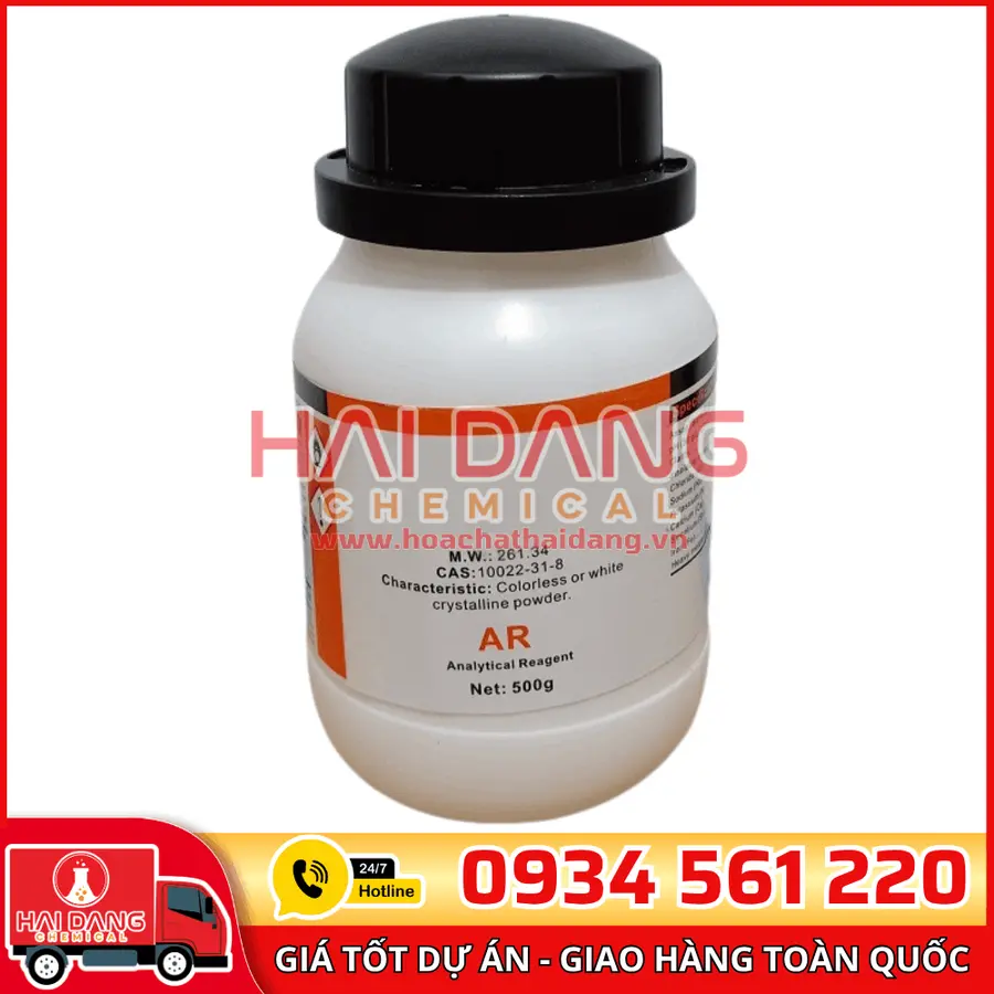 Ammonium Metavanadate NH₄VO₃, lọ 500g - hãng Xilong