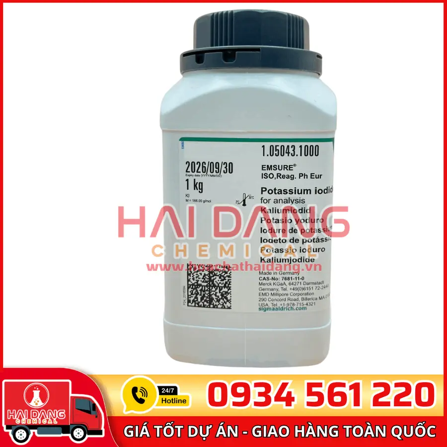 Potassium Iodide lọ 1kg - Merck