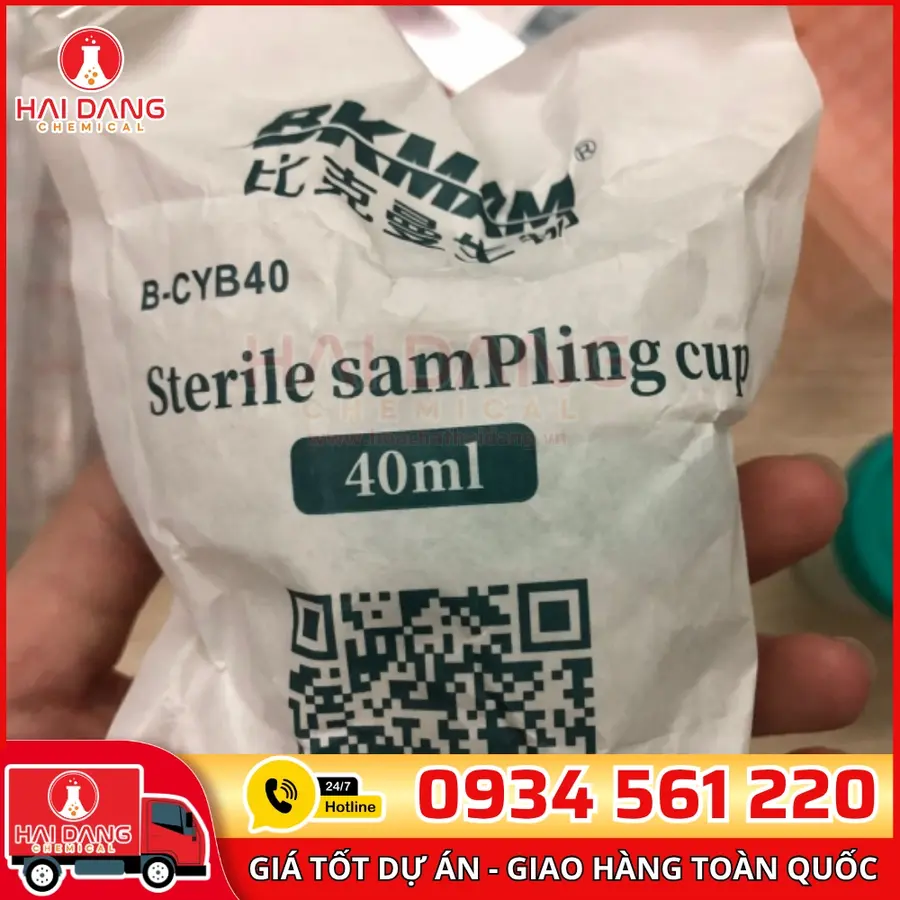 Cốc PP Lấy Mẫu Tiệt Trùng BKMam – Trung Quốc