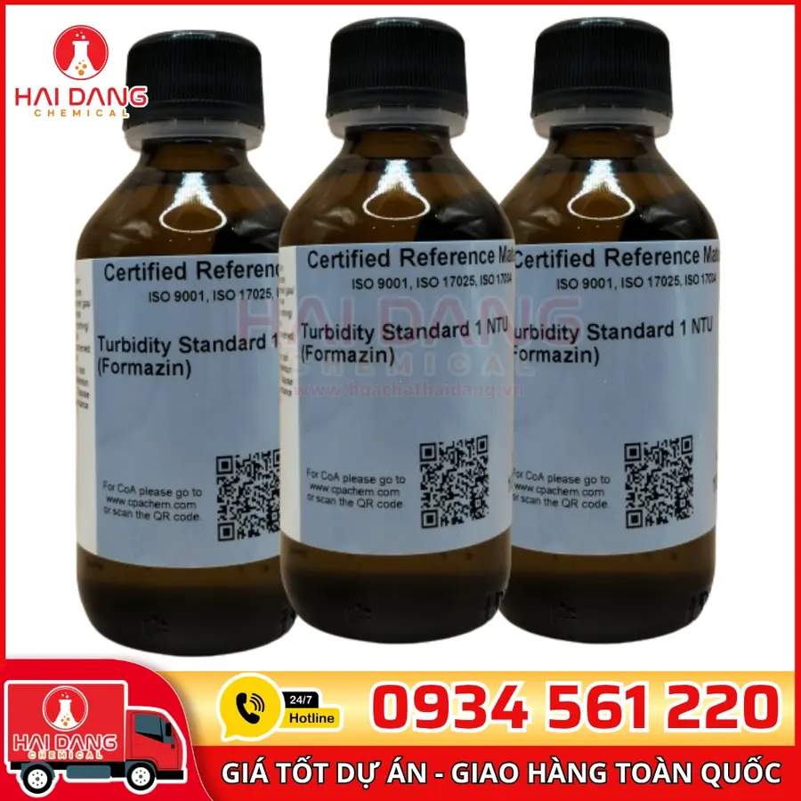Dung Dịch Chuẩn Độ Đục 1 NTU (Formazin) 500mL – CPAchem