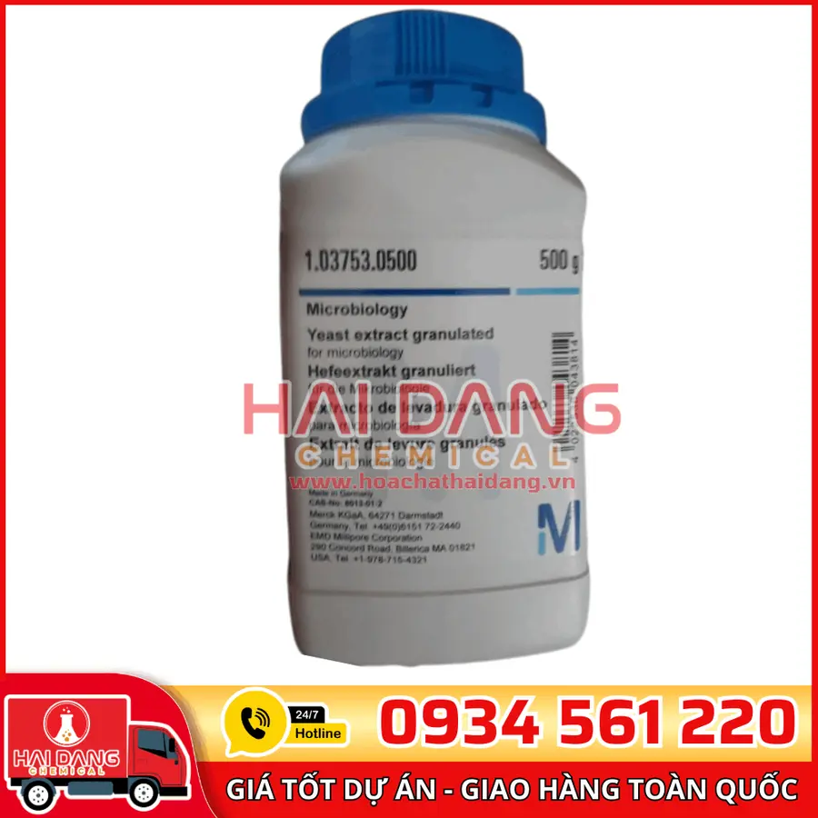 Yeast Extract Granulated lọ 500g - Merck