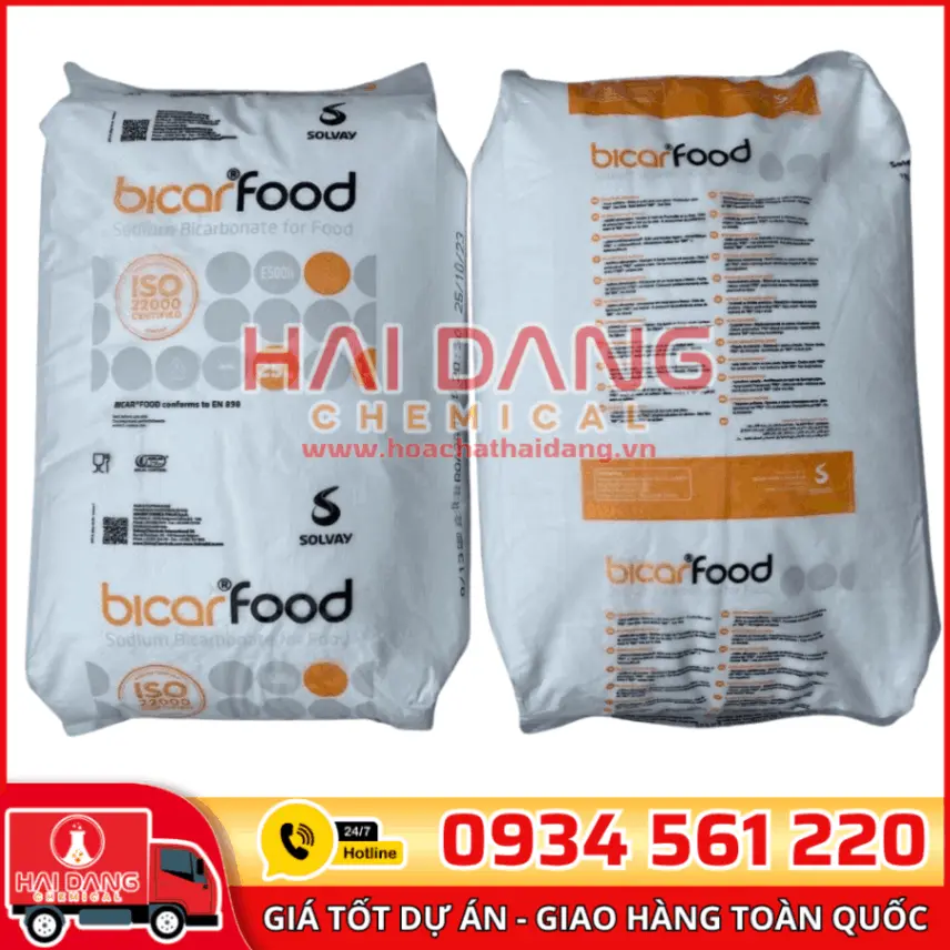 Bột Nở Thực Phẩm NaHCO3 Sodium Bicarbonat ý