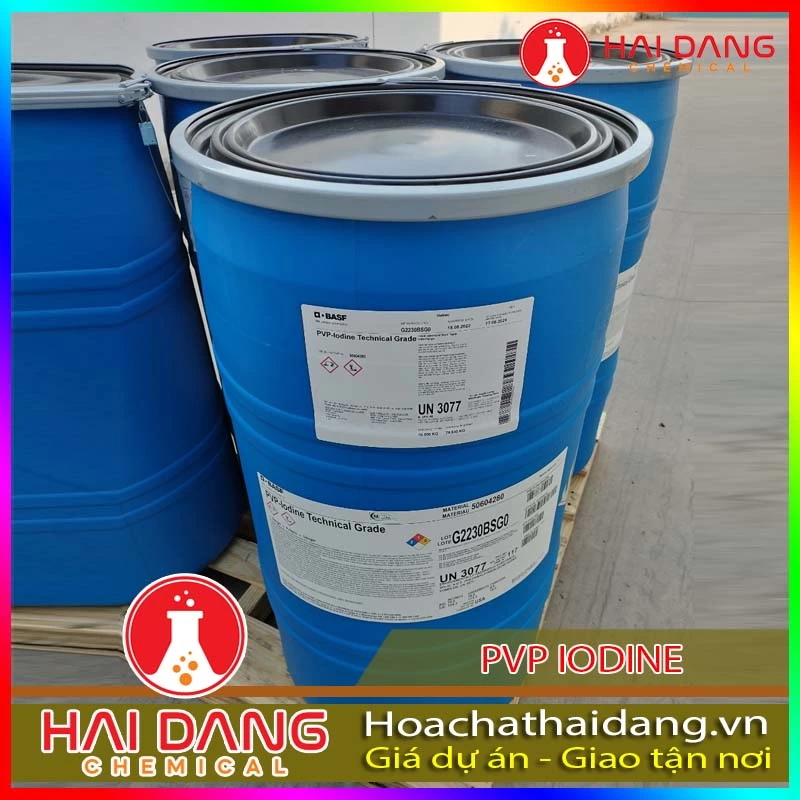 Hóa Chất Thủy Sản Pvp Iodine Technical Grade Mỹ