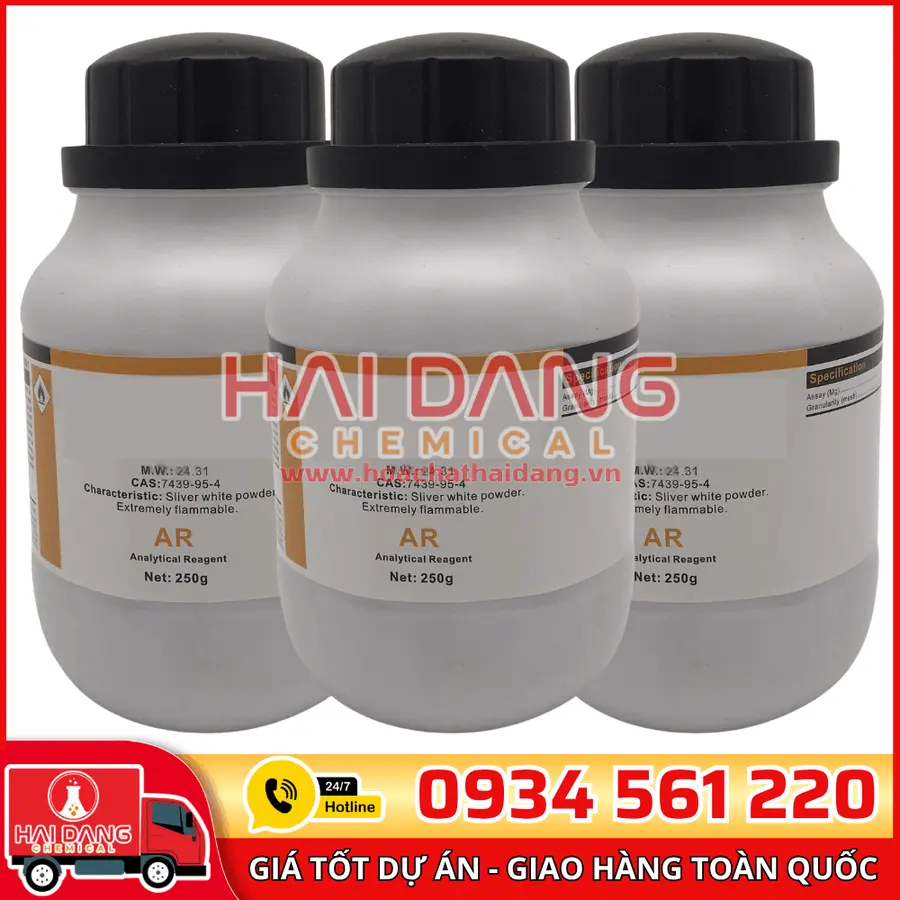 Chrom III Chloride CrCl₃, lọ 500g - hãng Xilong