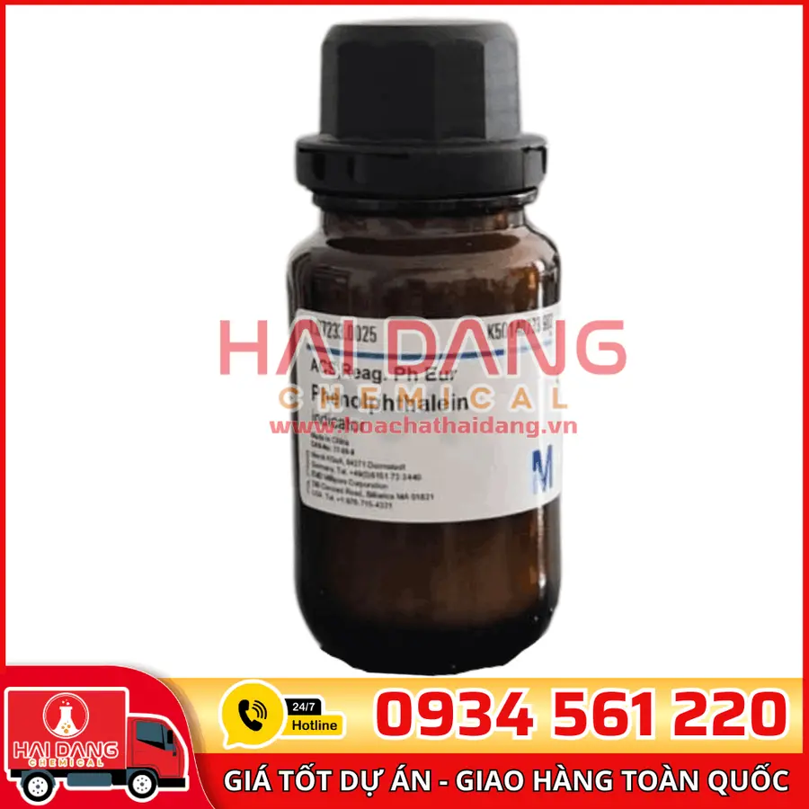 Phenolphthalein lọ 25g - Merck