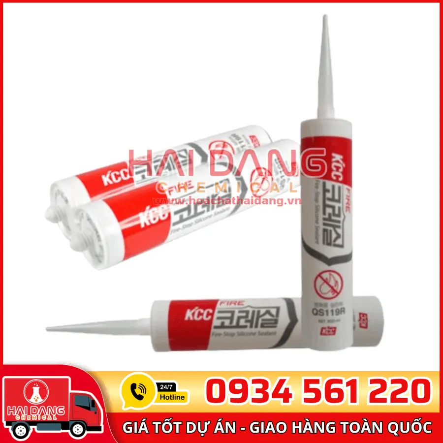 Keo Silicone Kingbond A800 – Dán Mạch Gạch, Trám Khe Chống Thấm Hiệu Quả