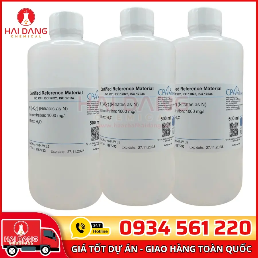 Dung Dịch Chuẩn Nitrates As N 1000mg/L IC CPAchem