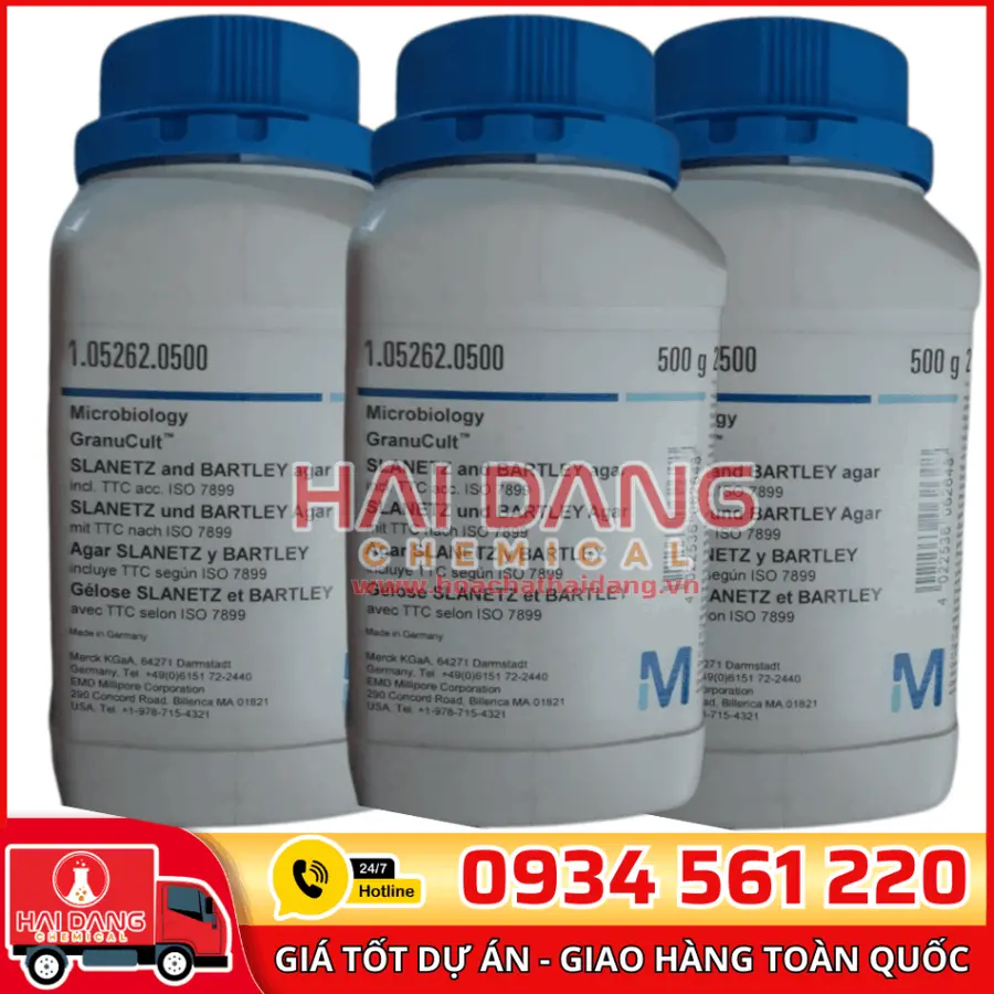 SLANETZ and BARTLEY Agar lọ 500g - Merck