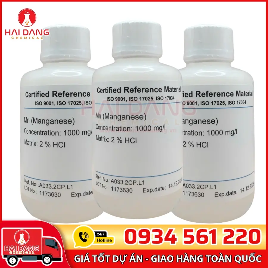 Dung Dịch Chuẩn Manganese 1g/L AAS 100mL CPAchem