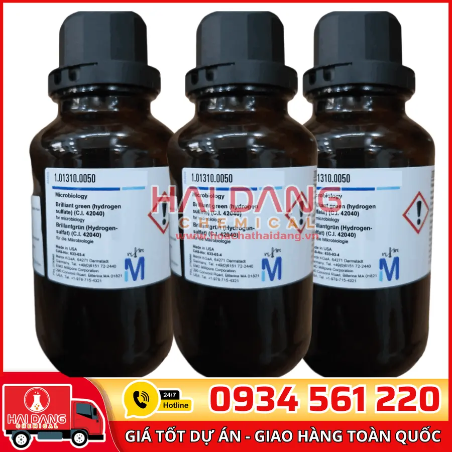 Brilliant Green (hydrogen sulfate) lọ 50g - Merck