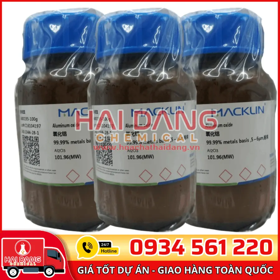 Aluminum oxide, 99.99% metals basis ,5～6μm 25g/ 100g/ 500g/ 2.5Kg/ 25Kg - Macklin