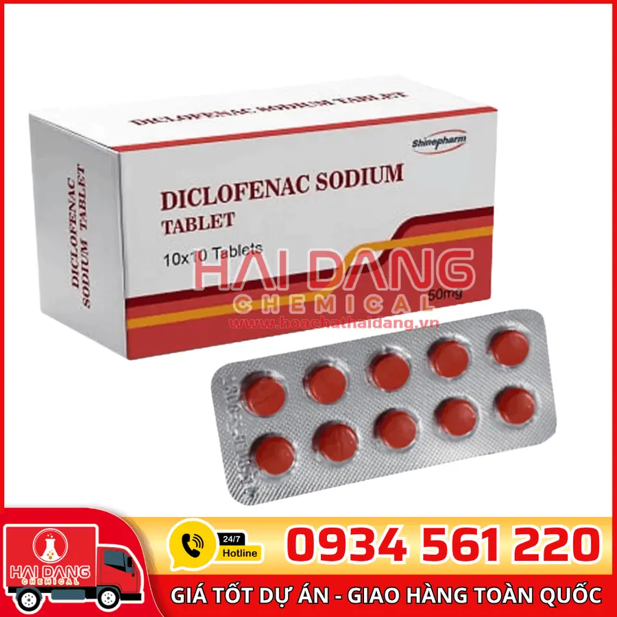 Diclofenac Sodium Trung Quốc – Nguyên Liệu Giảm Đau Kháng Viêm