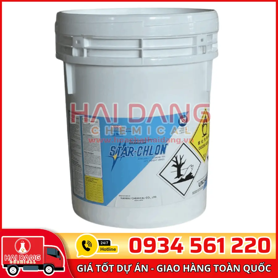 Clorine Ca(ClO)2 Nankai 70% Nhật Bản
