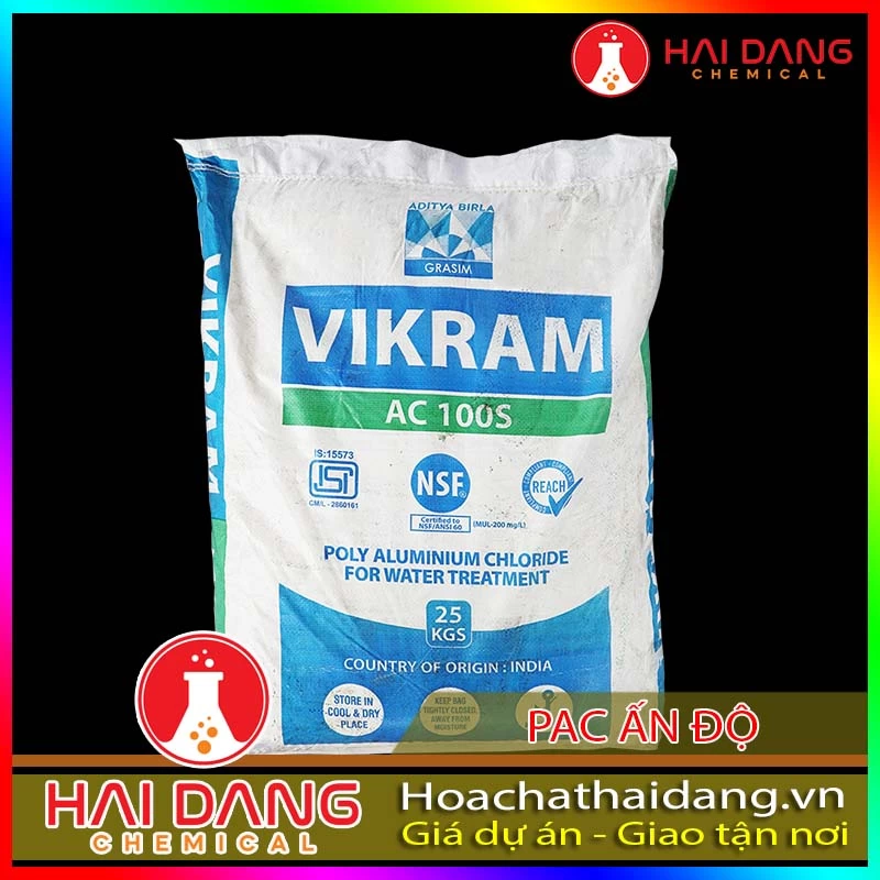 Chất Trợ Lắng Pac Ấn Độ Vikram