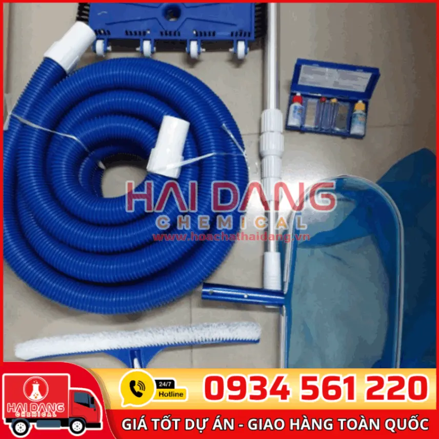 Bộ Vệ Sinh Bể Bơi 6 Món Cao Cấp Waterco Đầy Đủ Dụng Cụ