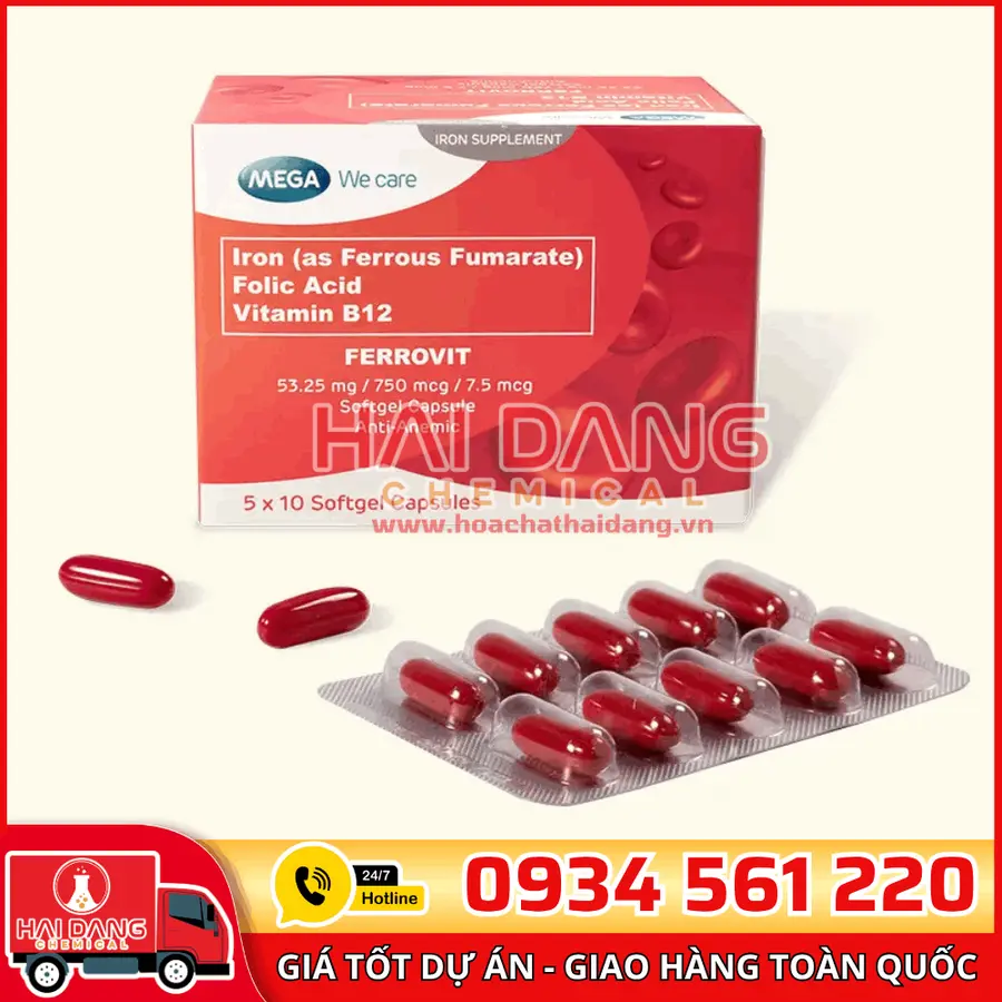 Ferrous Fumarate Hungary – Bổ Sung Sắt Dược Phẩm Cao Cấp