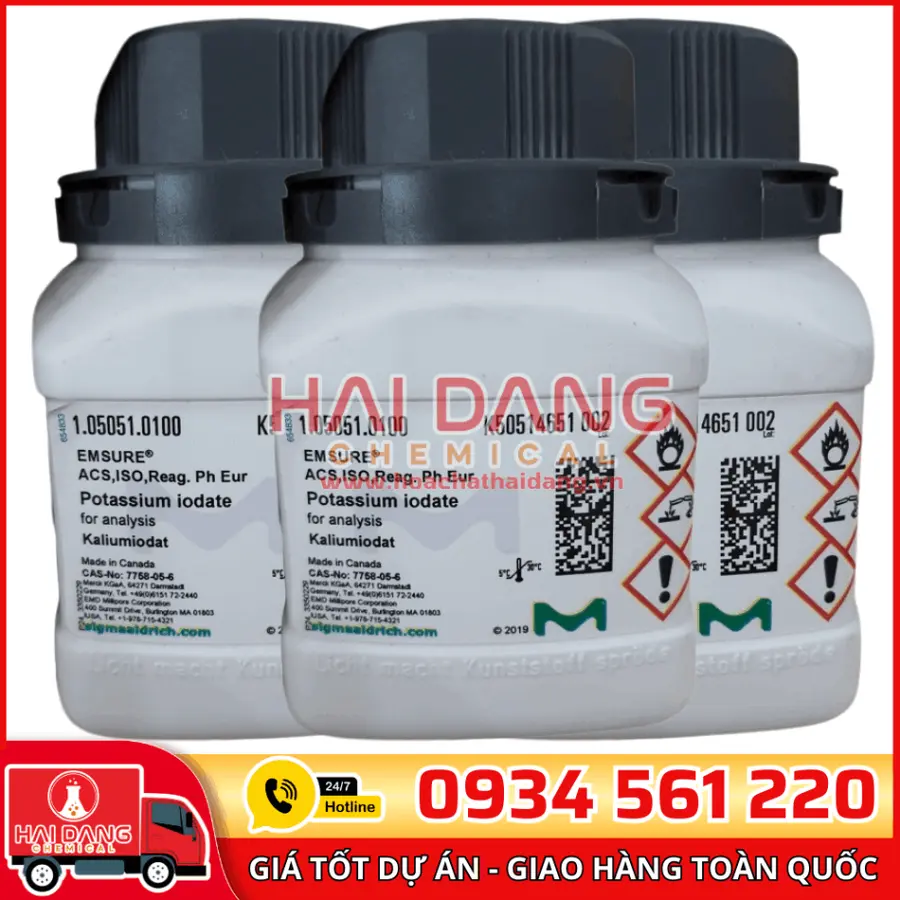 Potassium Iodate – KIO₃ lọ 100g - Merck
