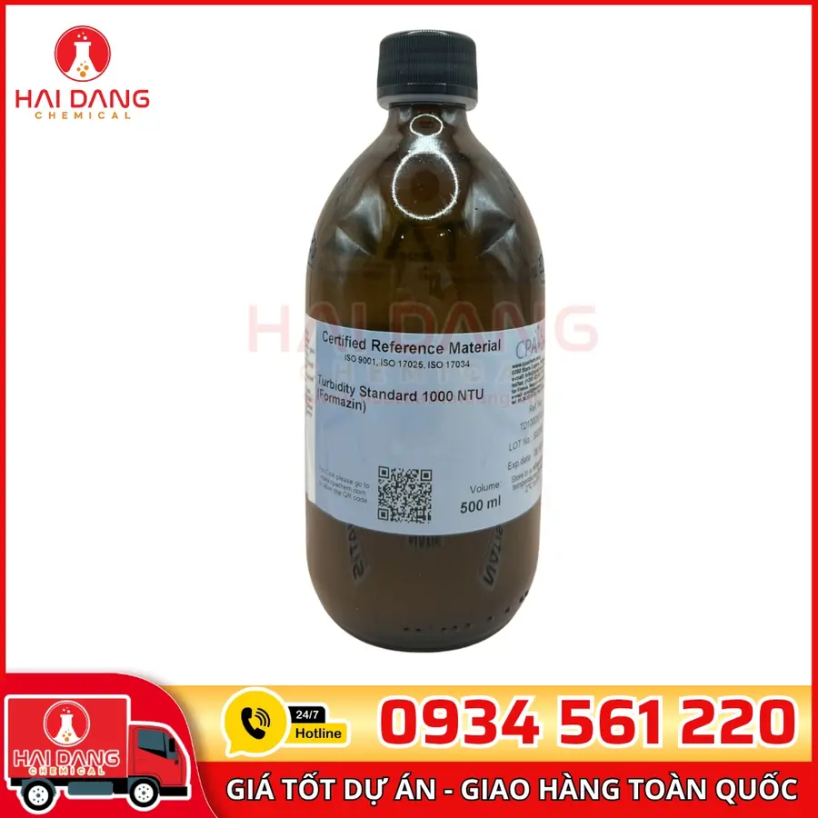 Dung Dịch Chuẩn Độ Đục 1000NTU Chai 500mL CPAchem