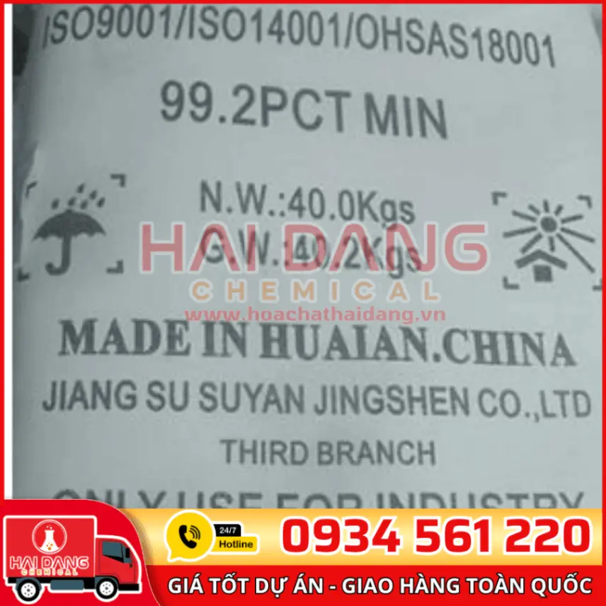 Sodium Carbonate 99% (Soda Ash Light) Na2CO3 Huaian Trung Quốc